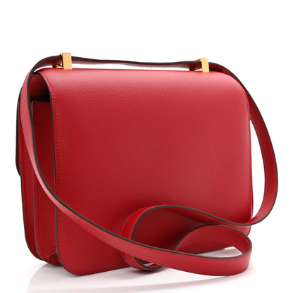 Hermes Evercolor Constance 24 Rouge Piment 3 of 11