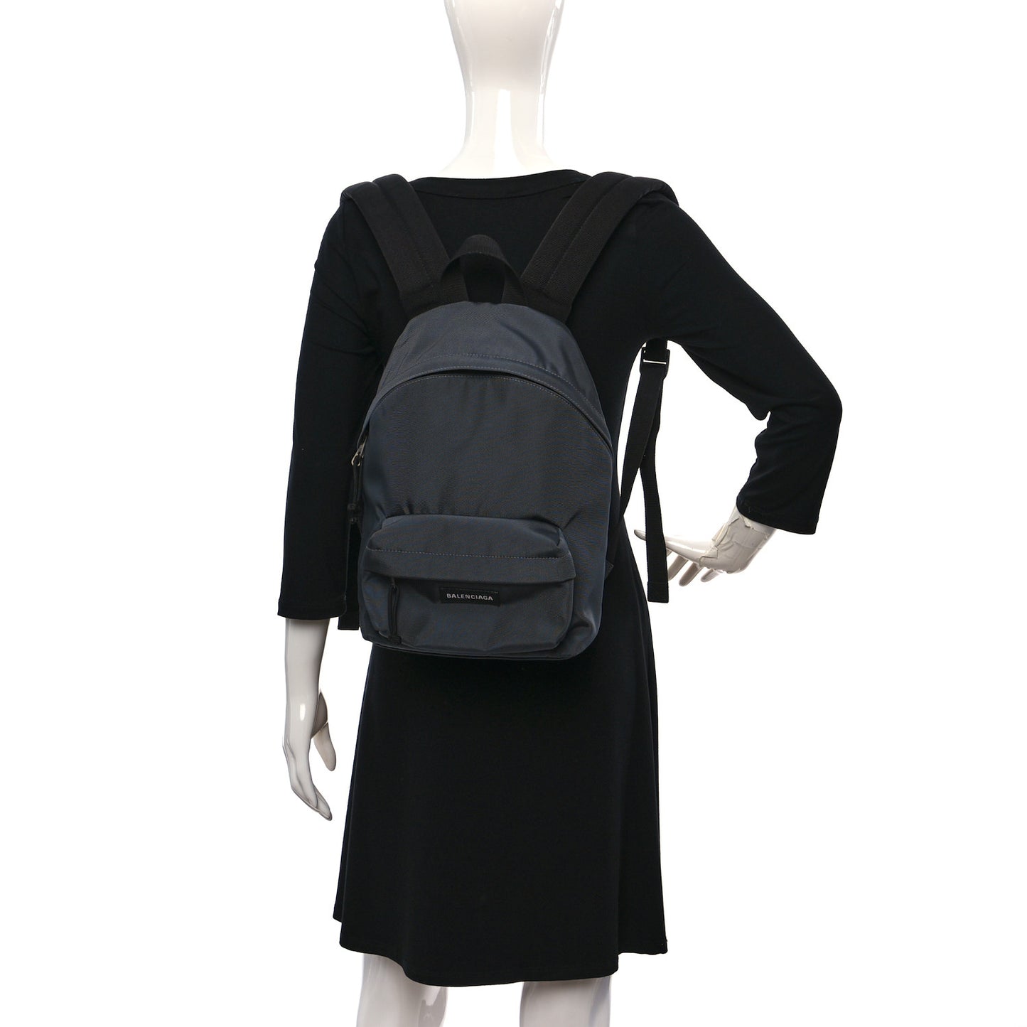 Nylon Explorer Backpack Gris Fossile
