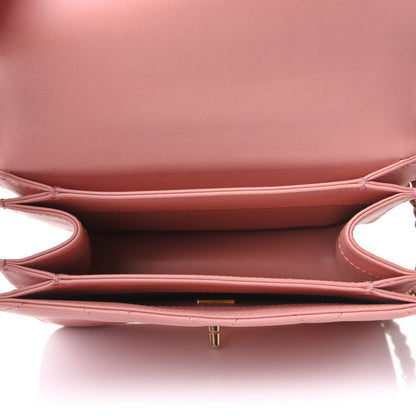 Chanel Calfskin Quilted Coco Lady Flap Dark Pink 5 of 11