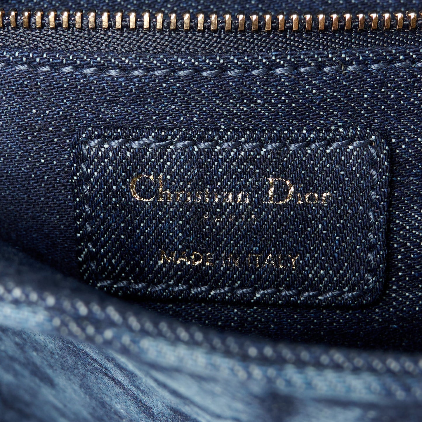 Denim Medium KaleiDiorscopic Lady Dior Blue
