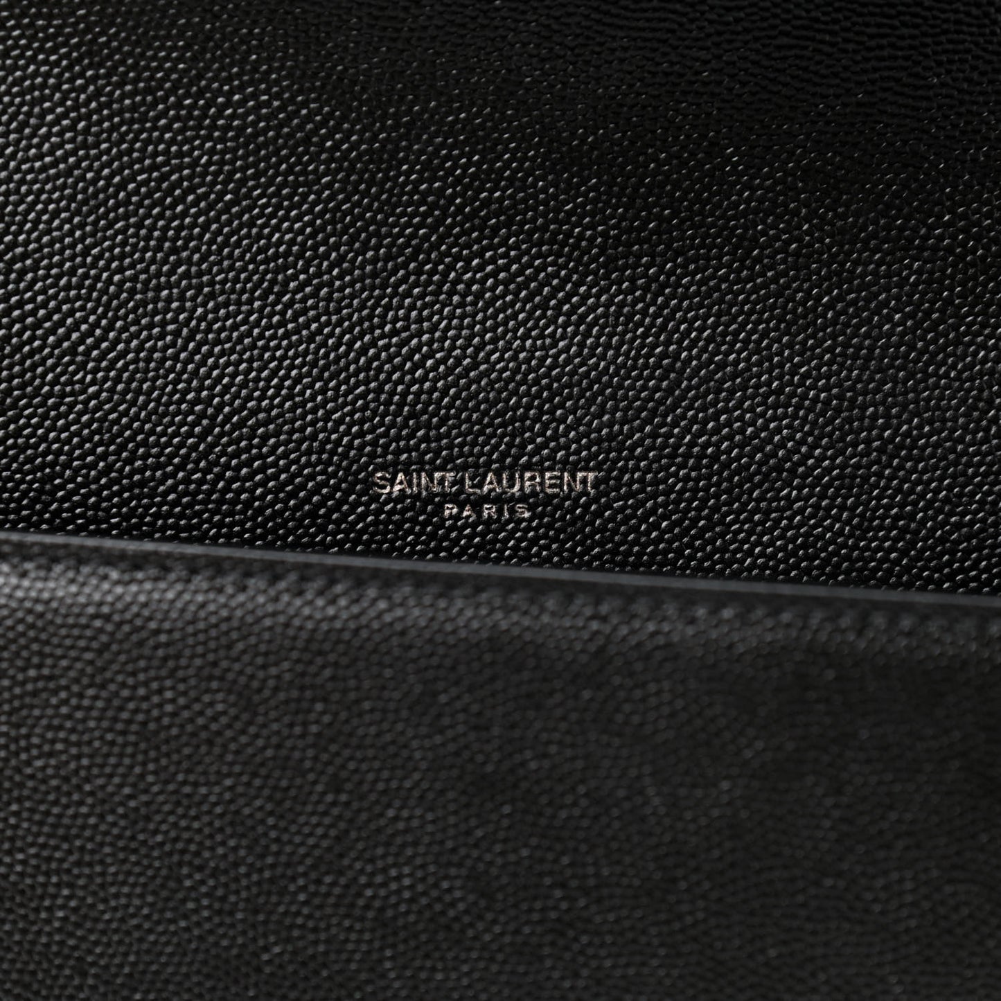 Grain De Poudre Medium Classic Monogram Kate Satchel Black