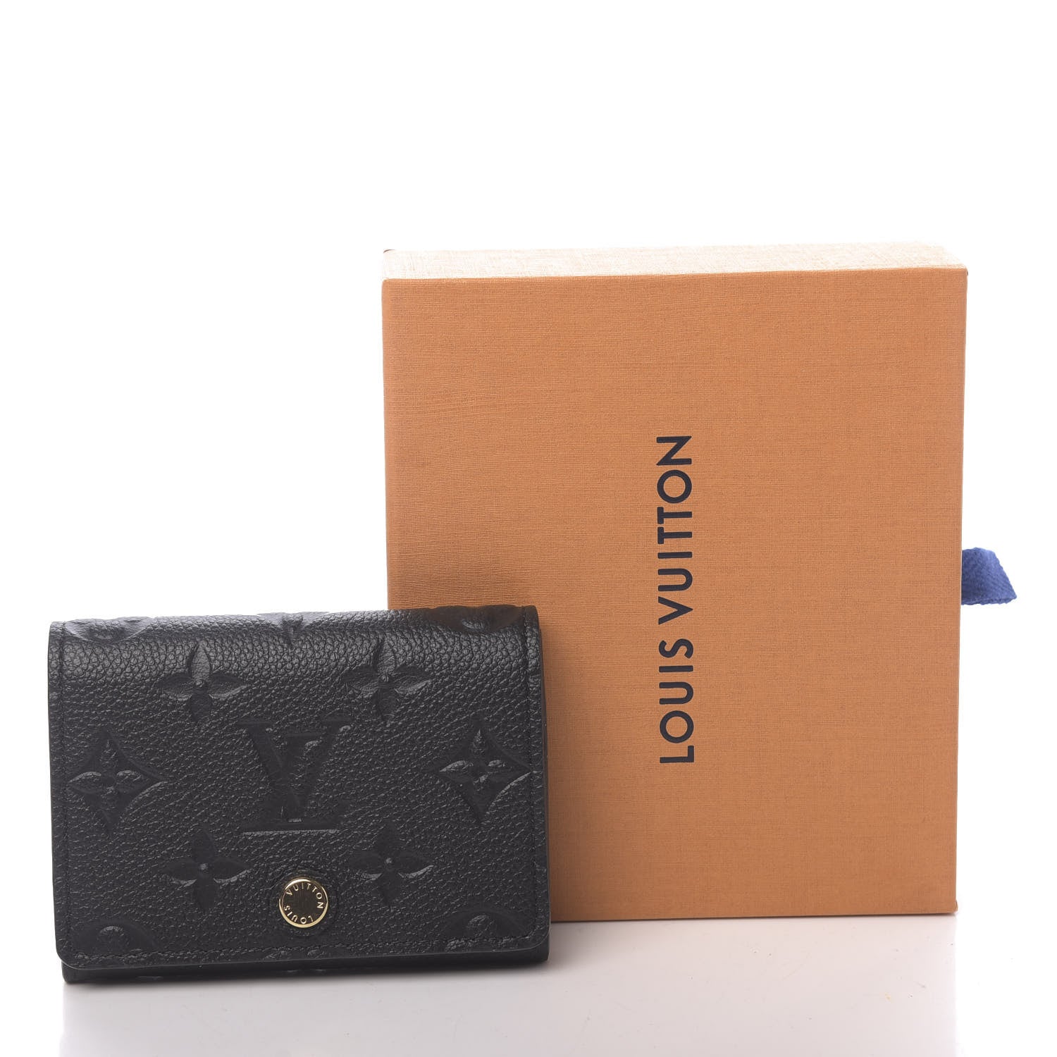 Louis Vuitton Empreinte Business Card Holder Black 7 of 7