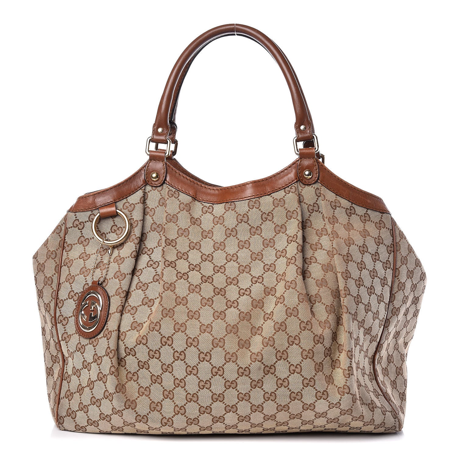Gucci Monogram Large Sukey Tote Brown 1 of 27