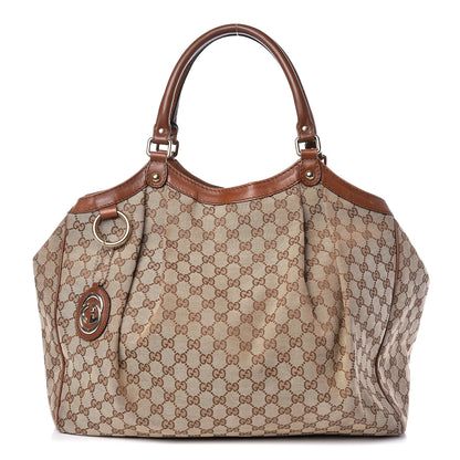 Gucci Monogram Large Sukey Tote Brown 1 of 27