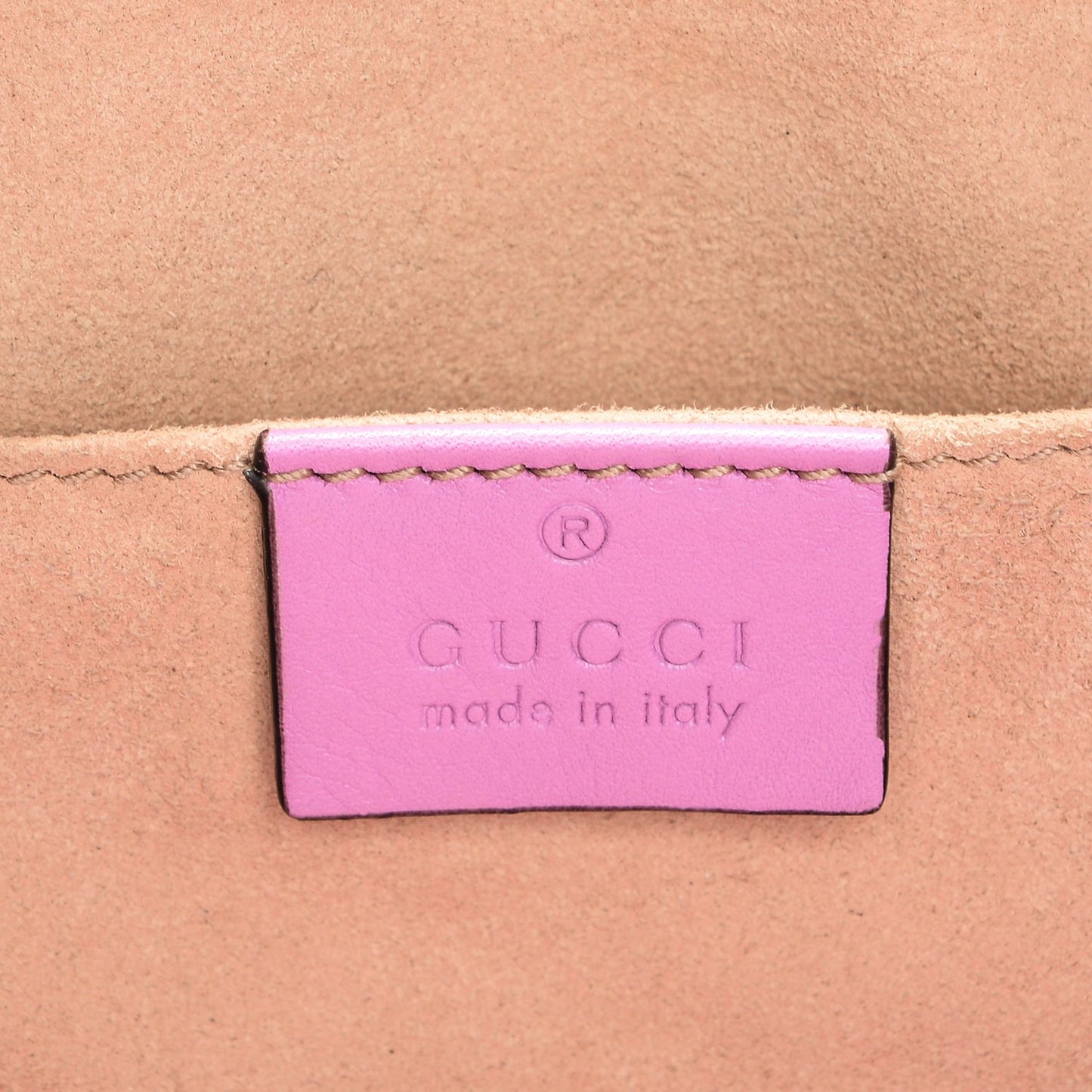 Calfskin Matelasse Small GG Marmont Chain Shoulder Bag Candy Mousse
