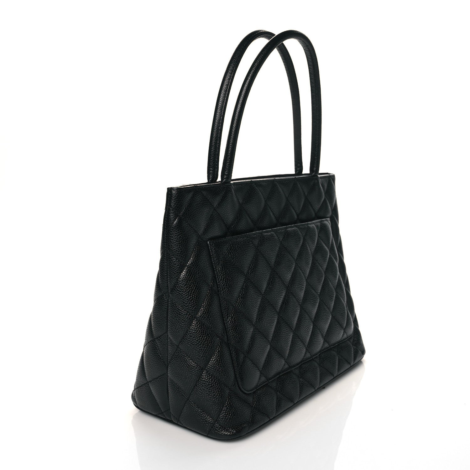Chanel Caviar Quilted Medallion Tote Black 3 of 10