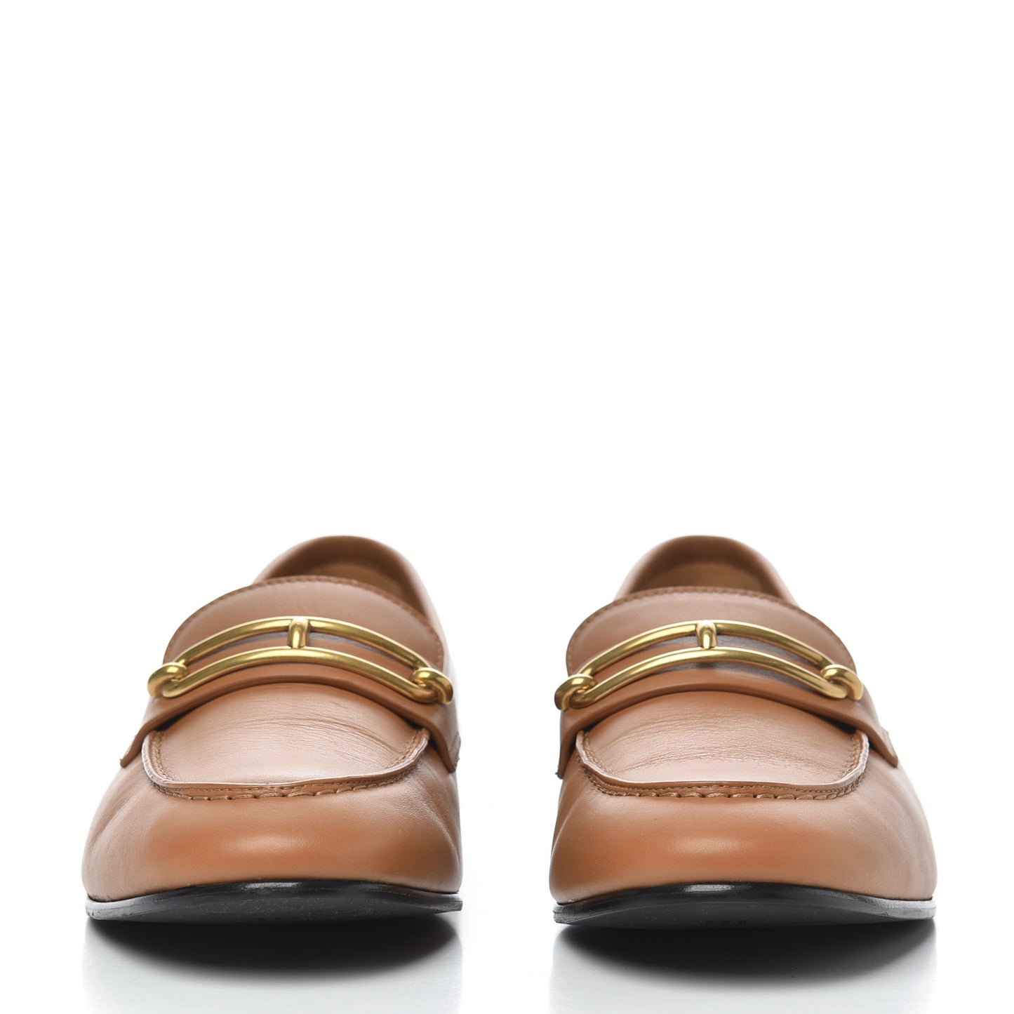Calfskin Colette Loafer 37.5 Beige Dore
