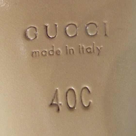 Guccissima Heels 40 Ivory