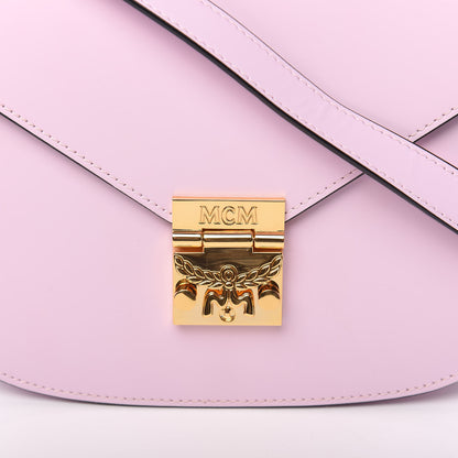 MCM Calfskin Patricia Crossbody Bag Prism Pink 10 of 10