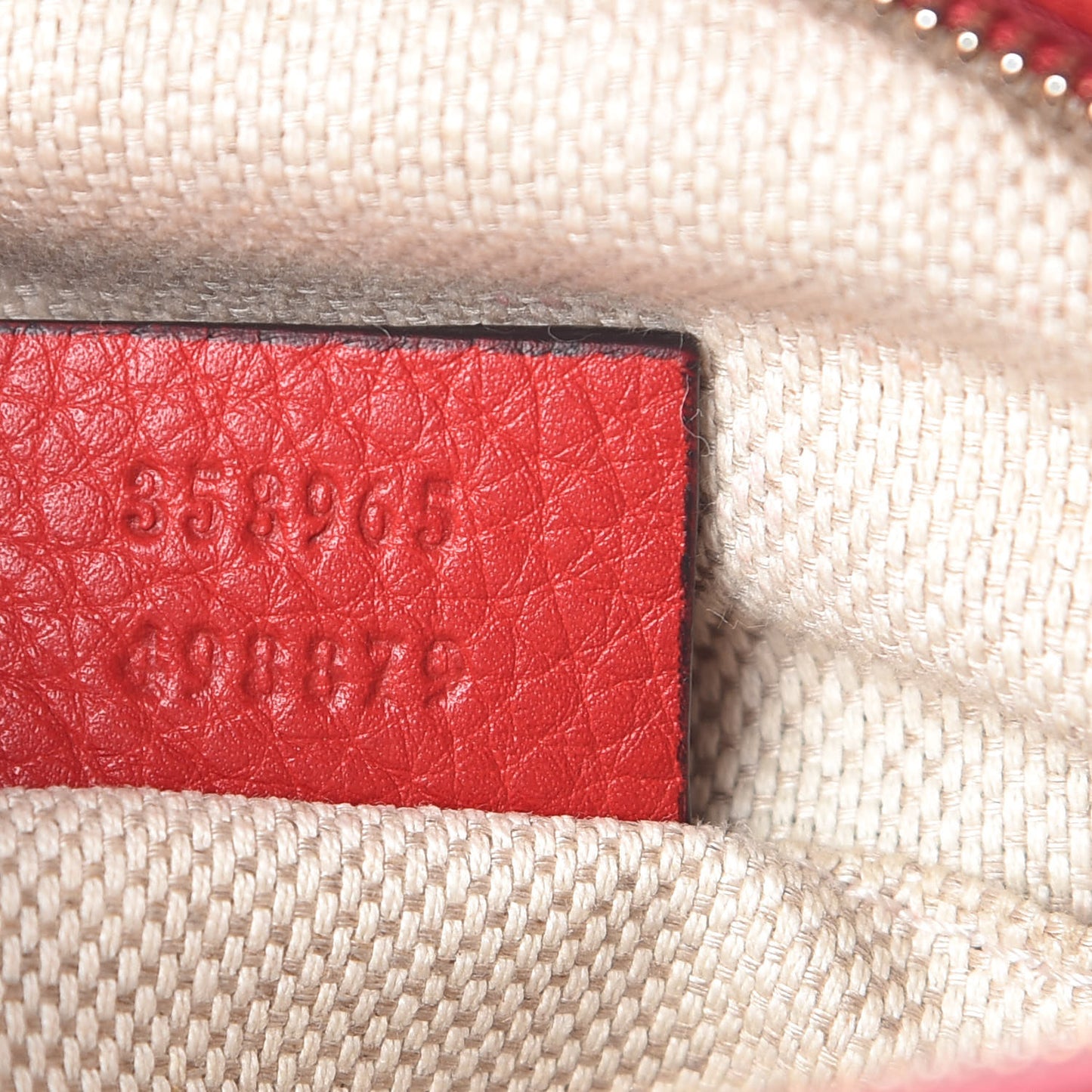 Pebbled Calfskin Mini Soho Chain Bag Tabasco Red