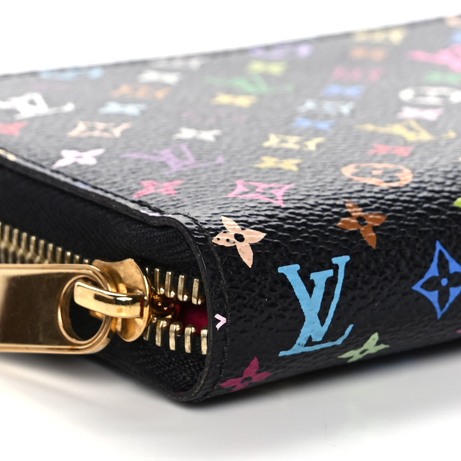 Louis Vuitton Monogram Multicolor Zippy Wallet Black Grenade 8 of 12