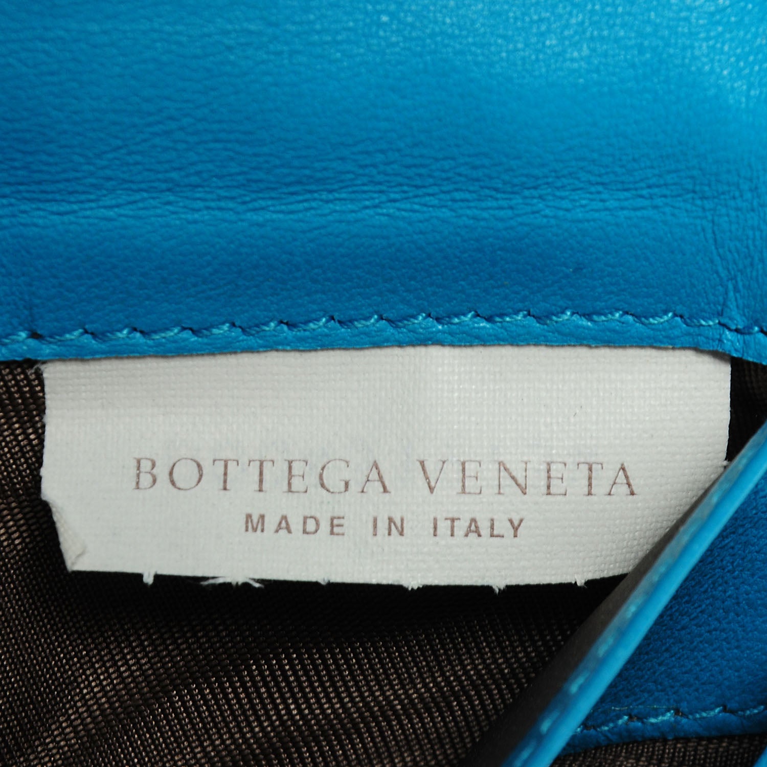 Bottega Veneta Nappa Intrecciato Continental Flap Wallet Turquoise 6 of 8