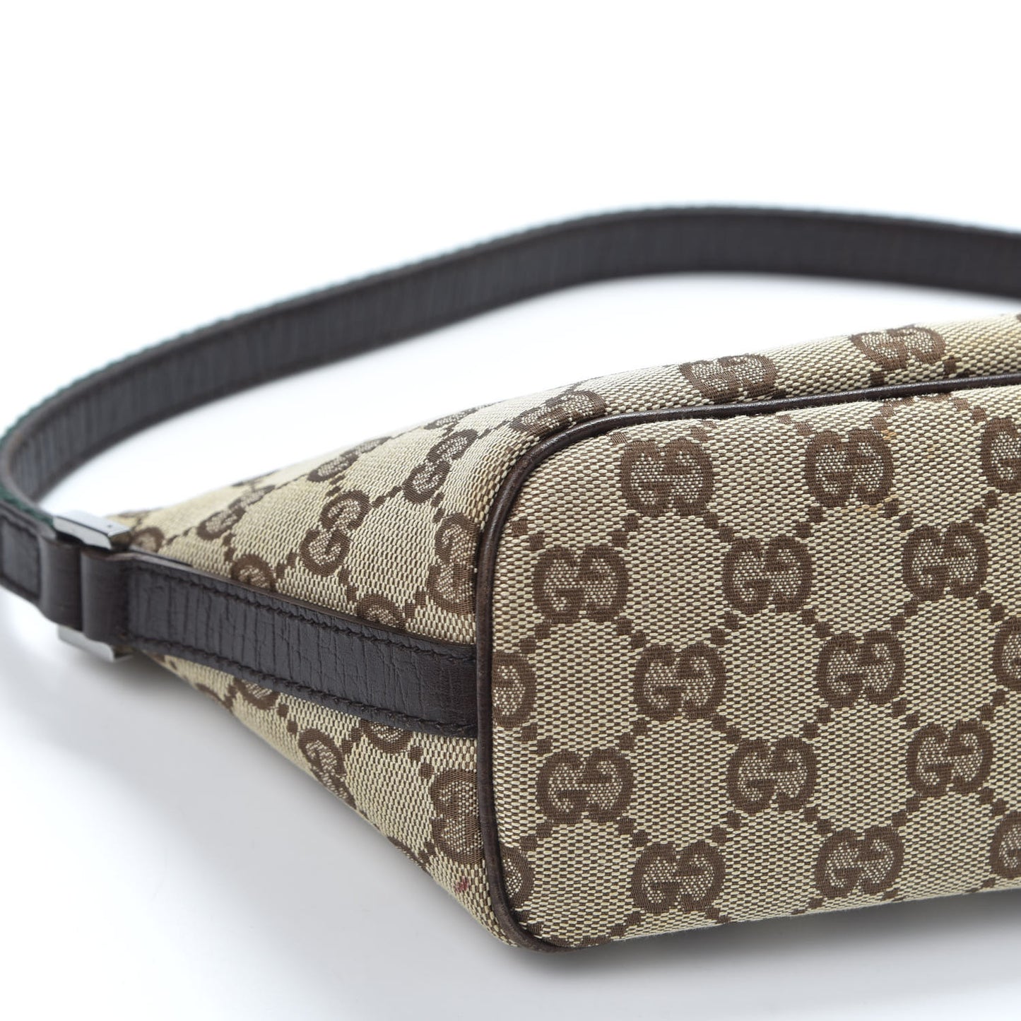 Monogram Web Boat Pochette Brown