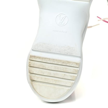 Louis Vuitton Calfskin Technical Nylon LV Archlight Sneakers 40 White Pink Yellow 9 of 17