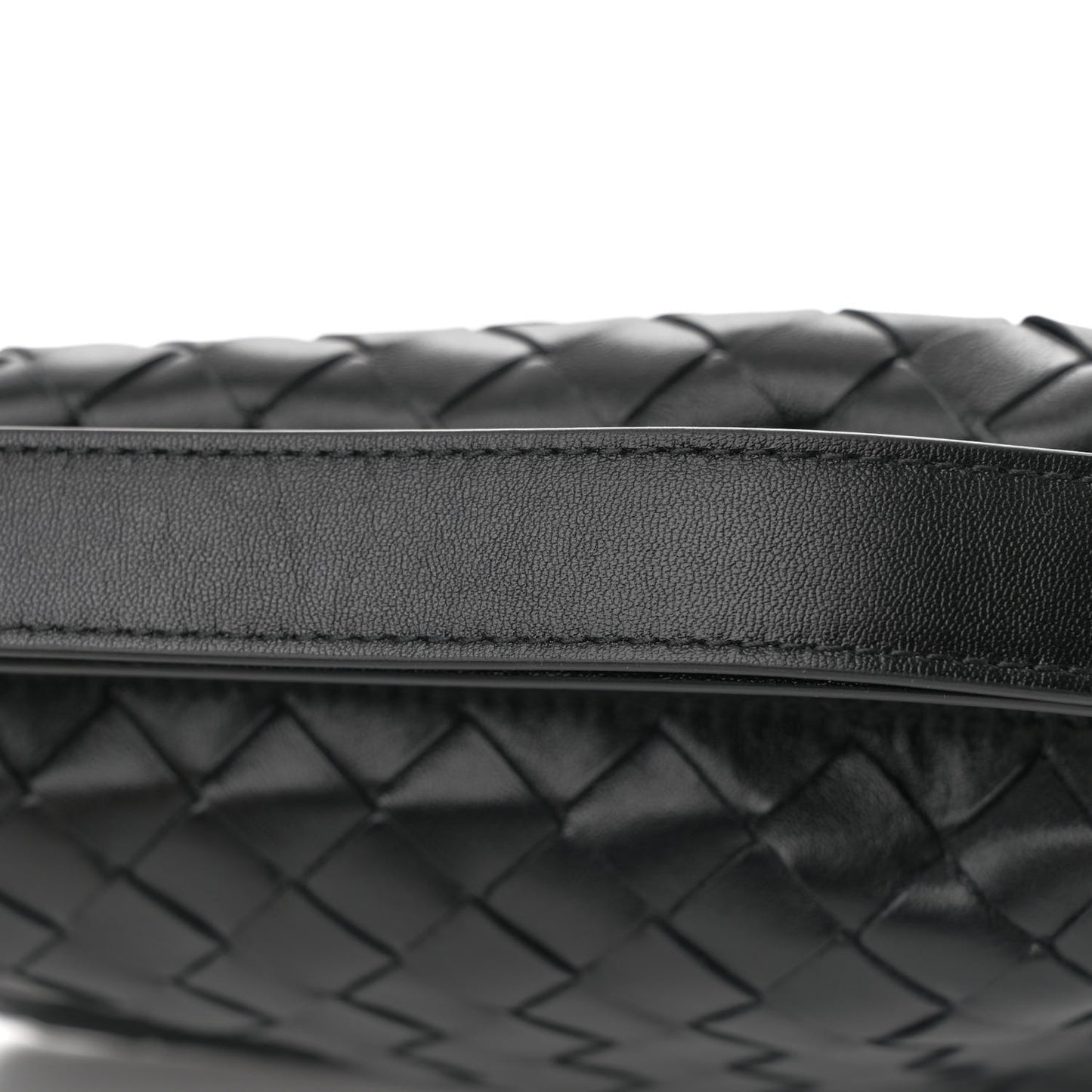 Calfskin Nappa Intrecciato Mini Wallace Black