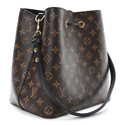Louis Vuitton Monogram Neonoe MM Black 3 of 11