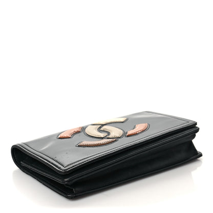 Chanel Vinyl Lipstick Wallet On Chain WOC Black 4 of 9