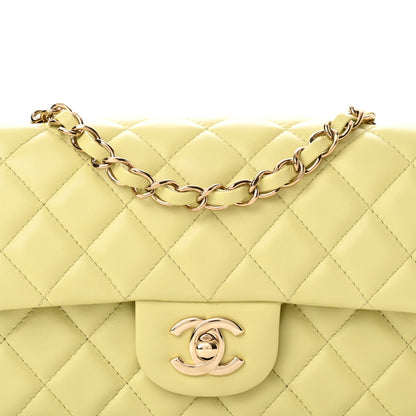 Chanel Lambskin Quilted Mini Rectangular Flap Light Green 8 of 12
