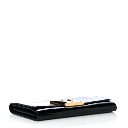 Louis Vuitton Patent Louise Clutch Black 5 of 11