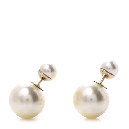 Christian Dior Pearl Mise En Dior Tribal Earrings 1 of 5