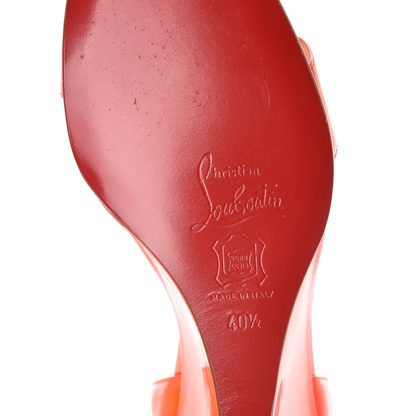 Patent Passmule Zeppa Wedges 40.5 Fluo