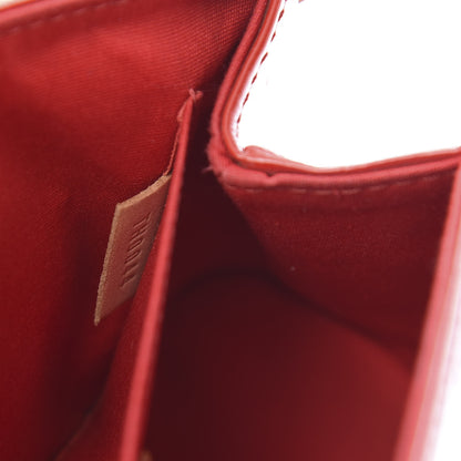 Louis Vuitton Vernis Biscayne Bay PM Rouge 7 of 17