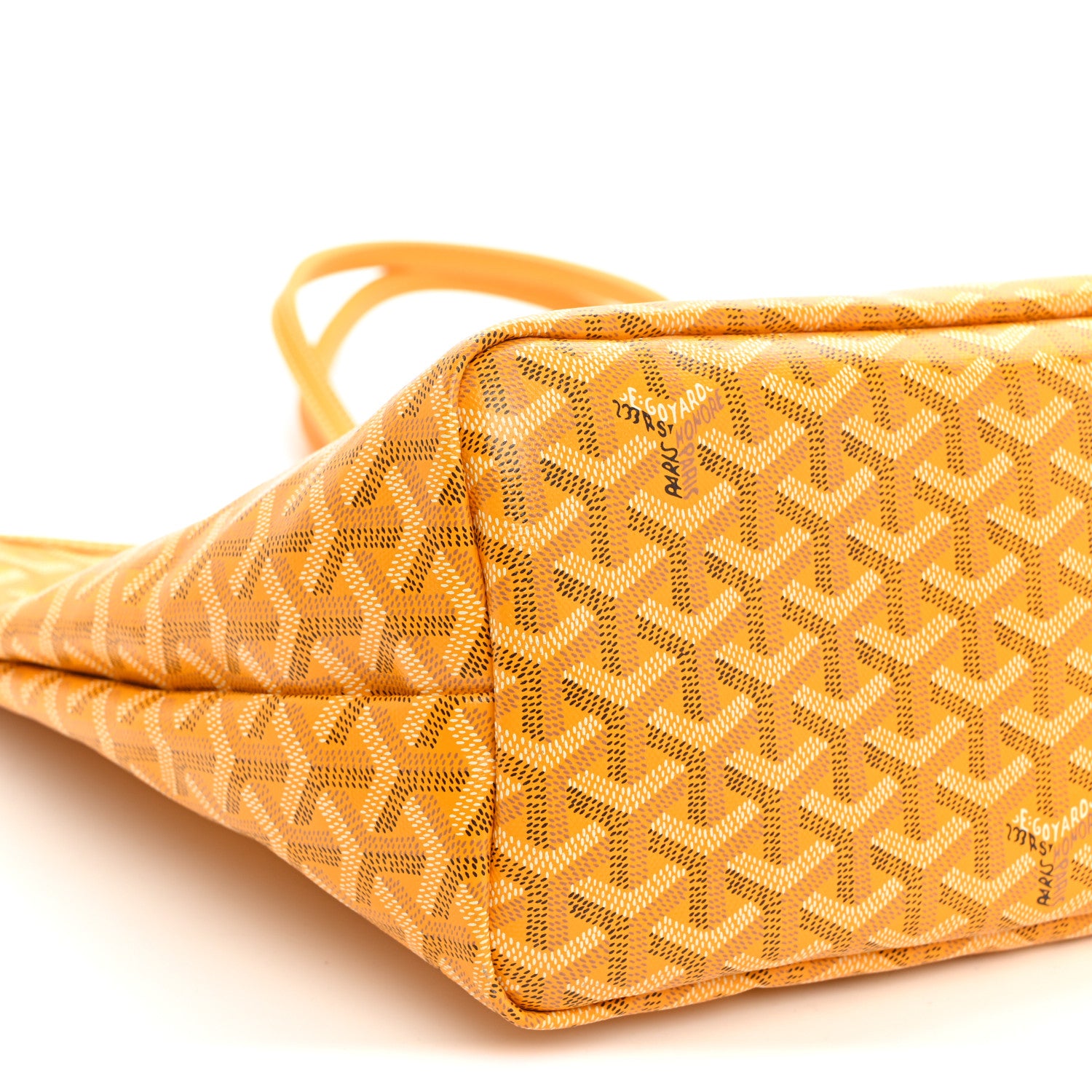 Goyard Goyardin Chien Gris Pet Carrier Yellow 9 of 10