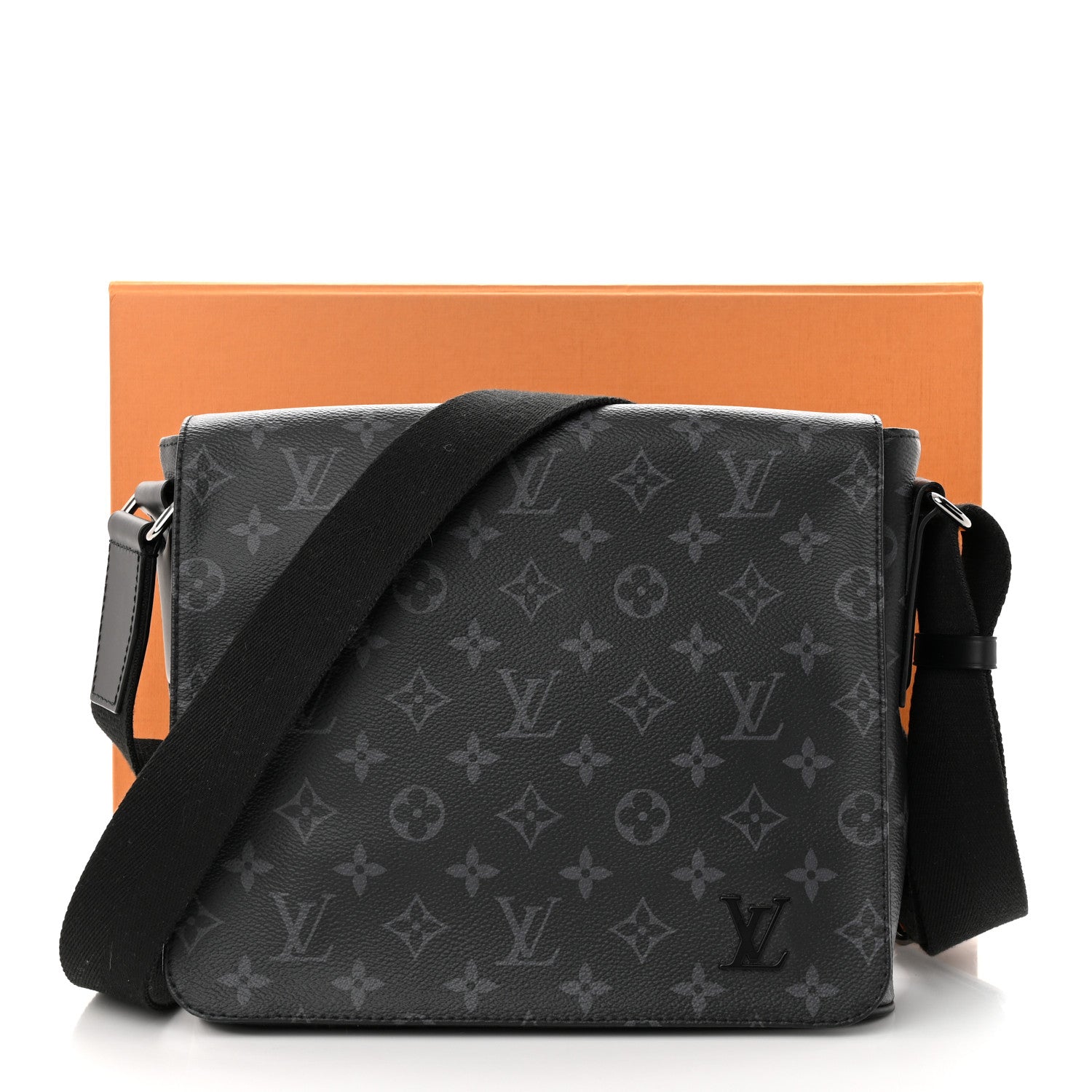 Louis Vuitton Monogram Eclipse District PM Black 11 of 11