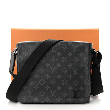 Louis Vuitton Monogram Eclipse District PM Black 11 of 11