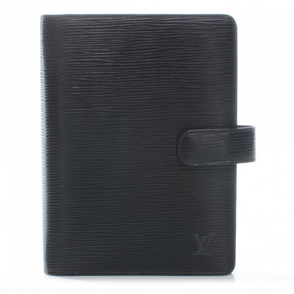 Louis Vuitton Epi Medium Ring Agenda Black 1 of 7