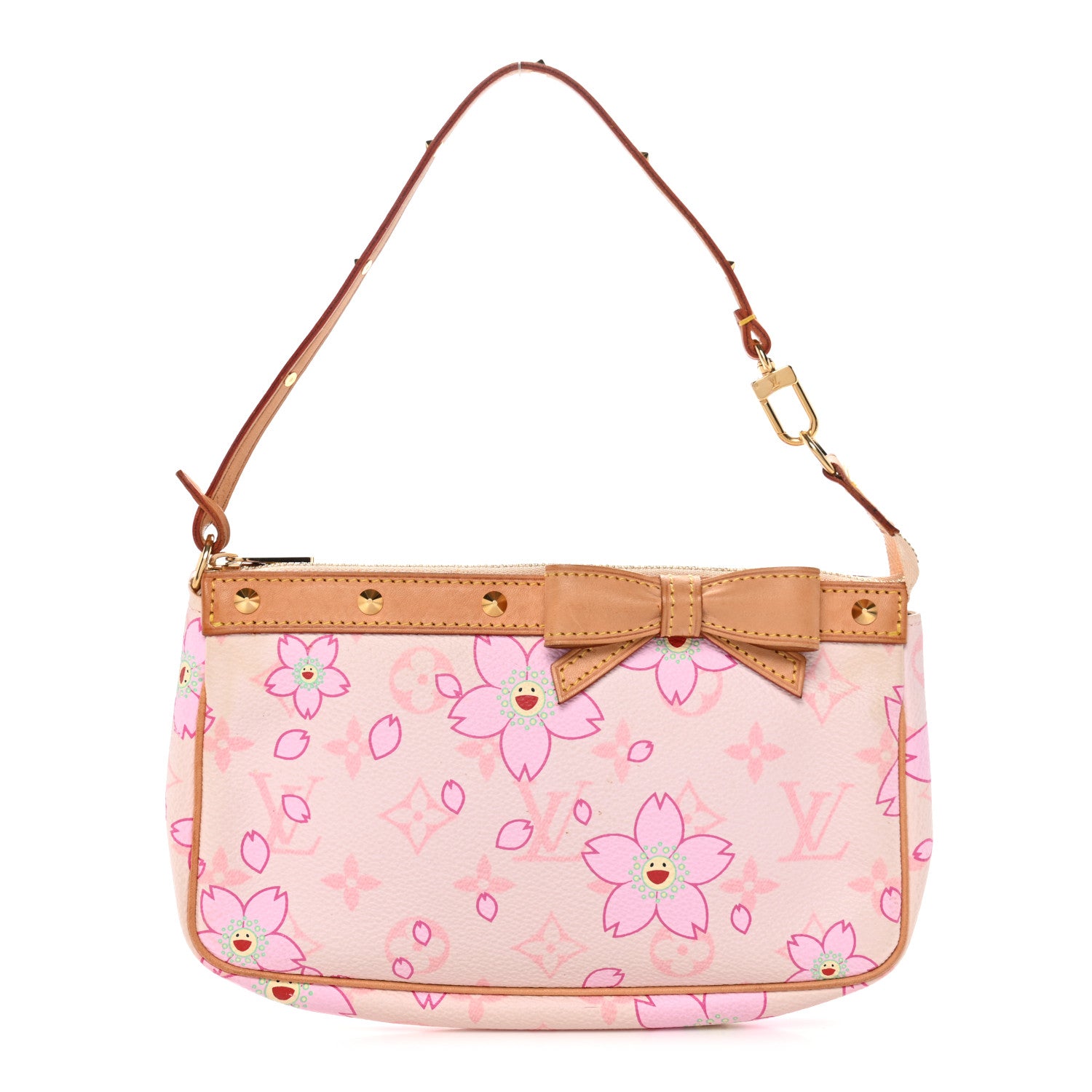 Louis Vuitton Monogram Cherry Blossom Pochette Accessories Pink 1 of 12