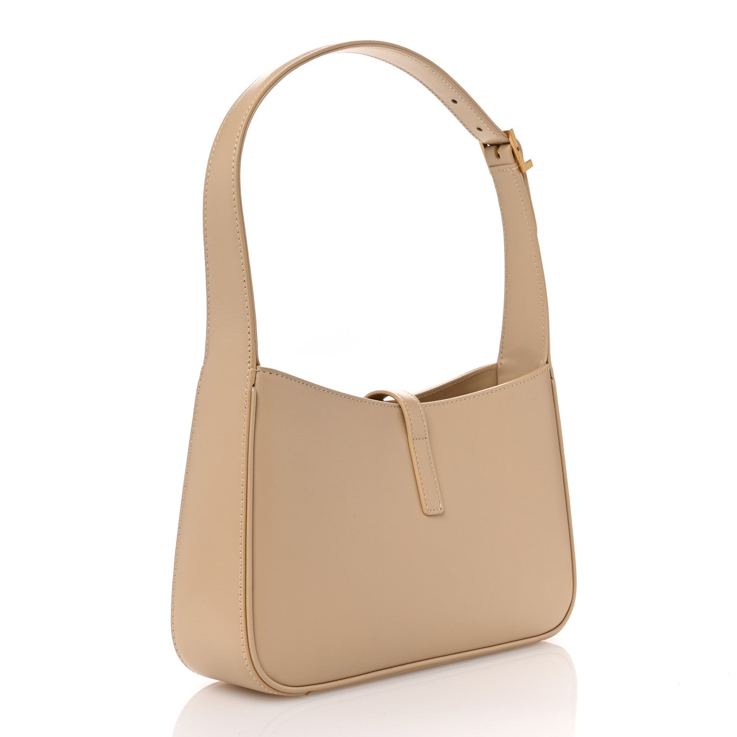 Saint Laurent Smooth Calfskin Le 5 A 7 Hobo Dark Beige 3 of 10