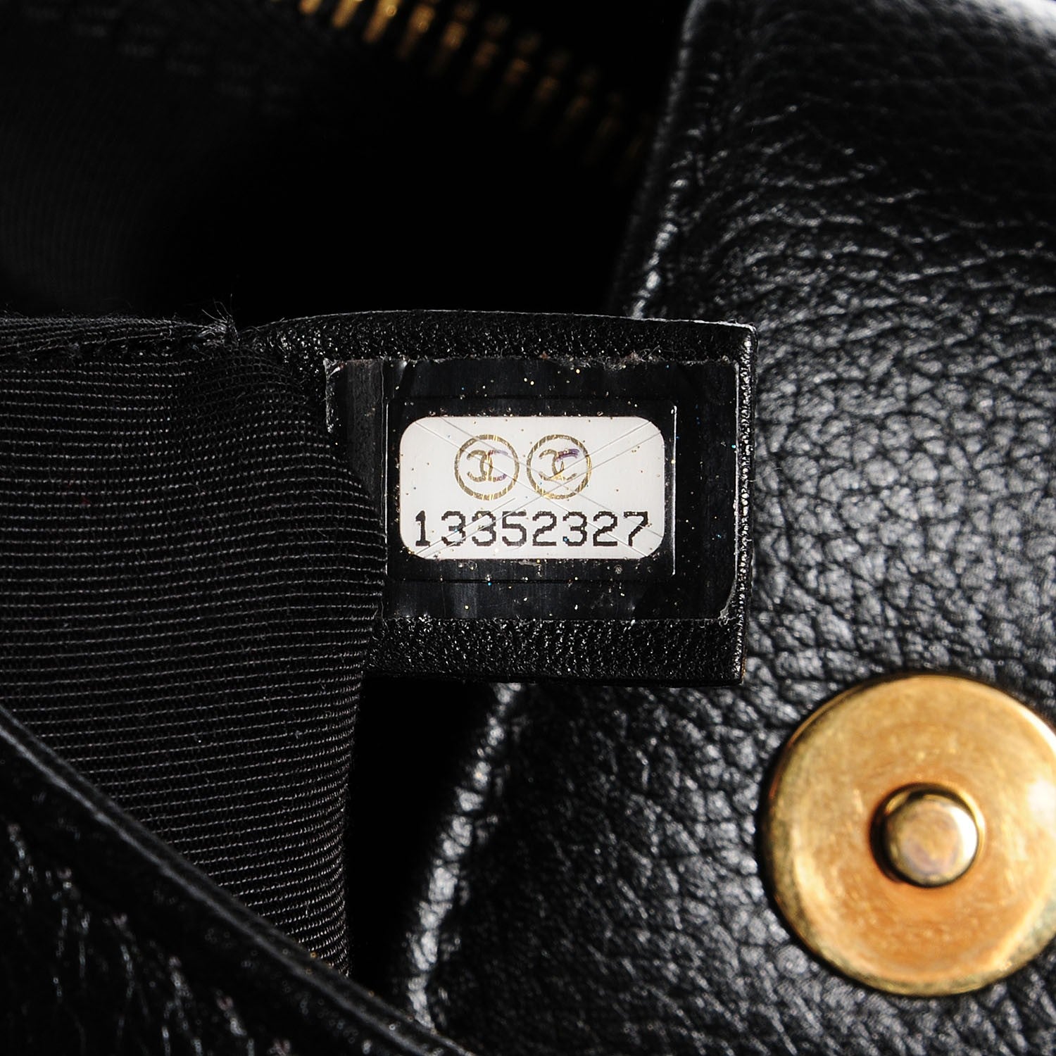 Chanel Calfskin Cerf Executive Shopper Tote Black 7 of 8