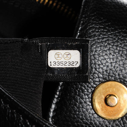 Chanel Calfskin Cerf Executive Shopper Tote Black 7 of 8