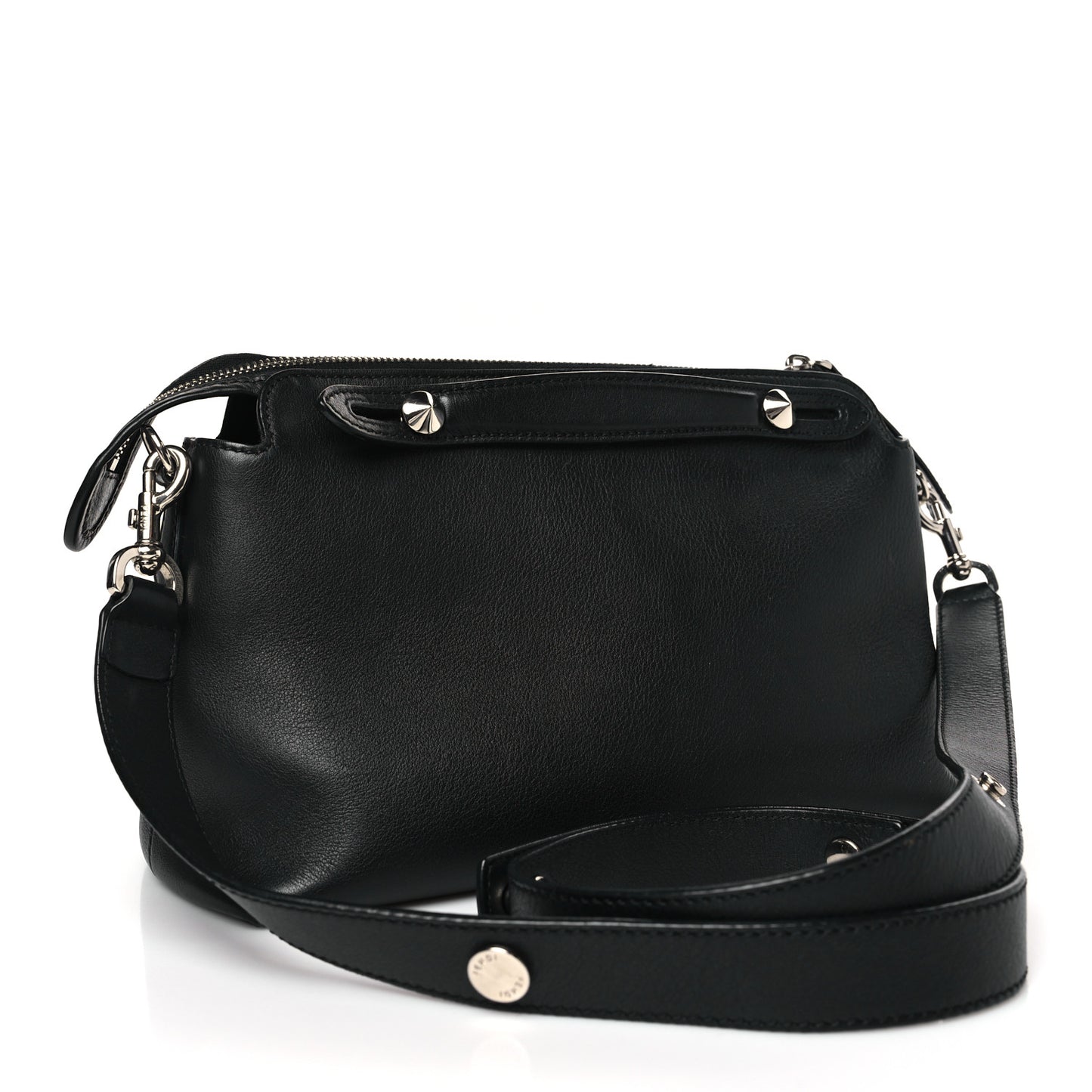 Vitello Dolce Medium By The Way Boston Bag Black