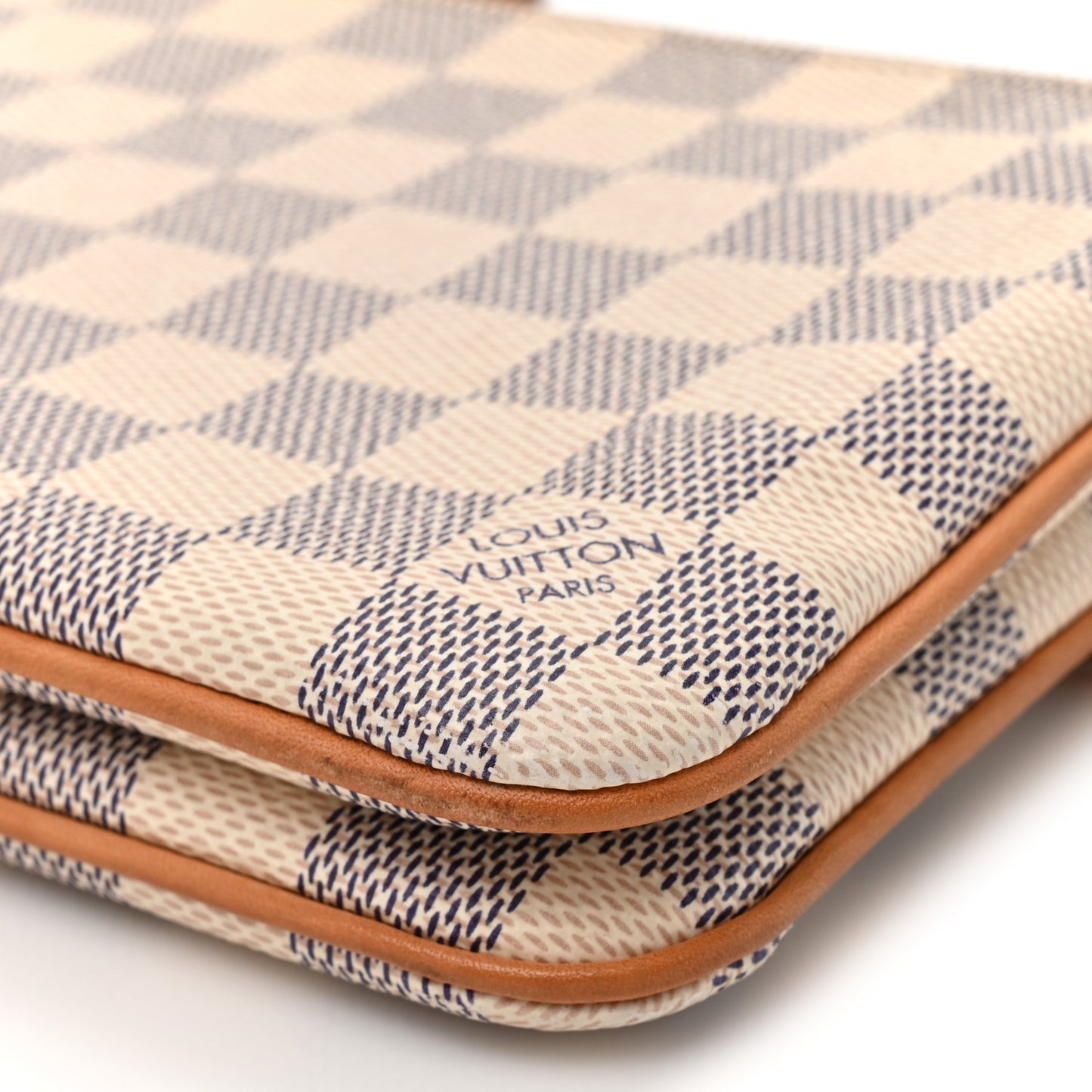 Damier Azur Double Zip Pochette