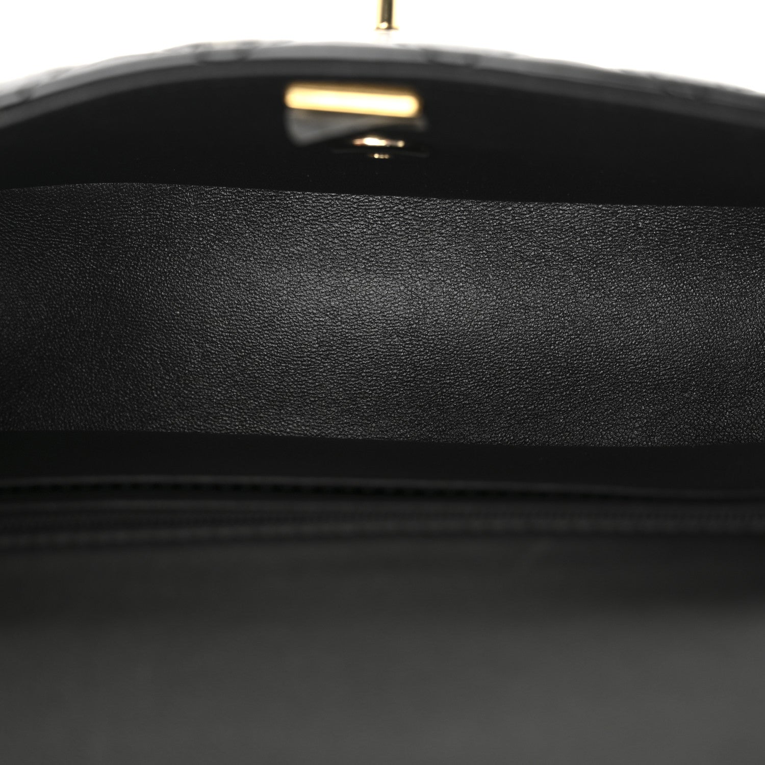 Chanel Patent Quilted Mini Top Handle Rectangular Flap Black