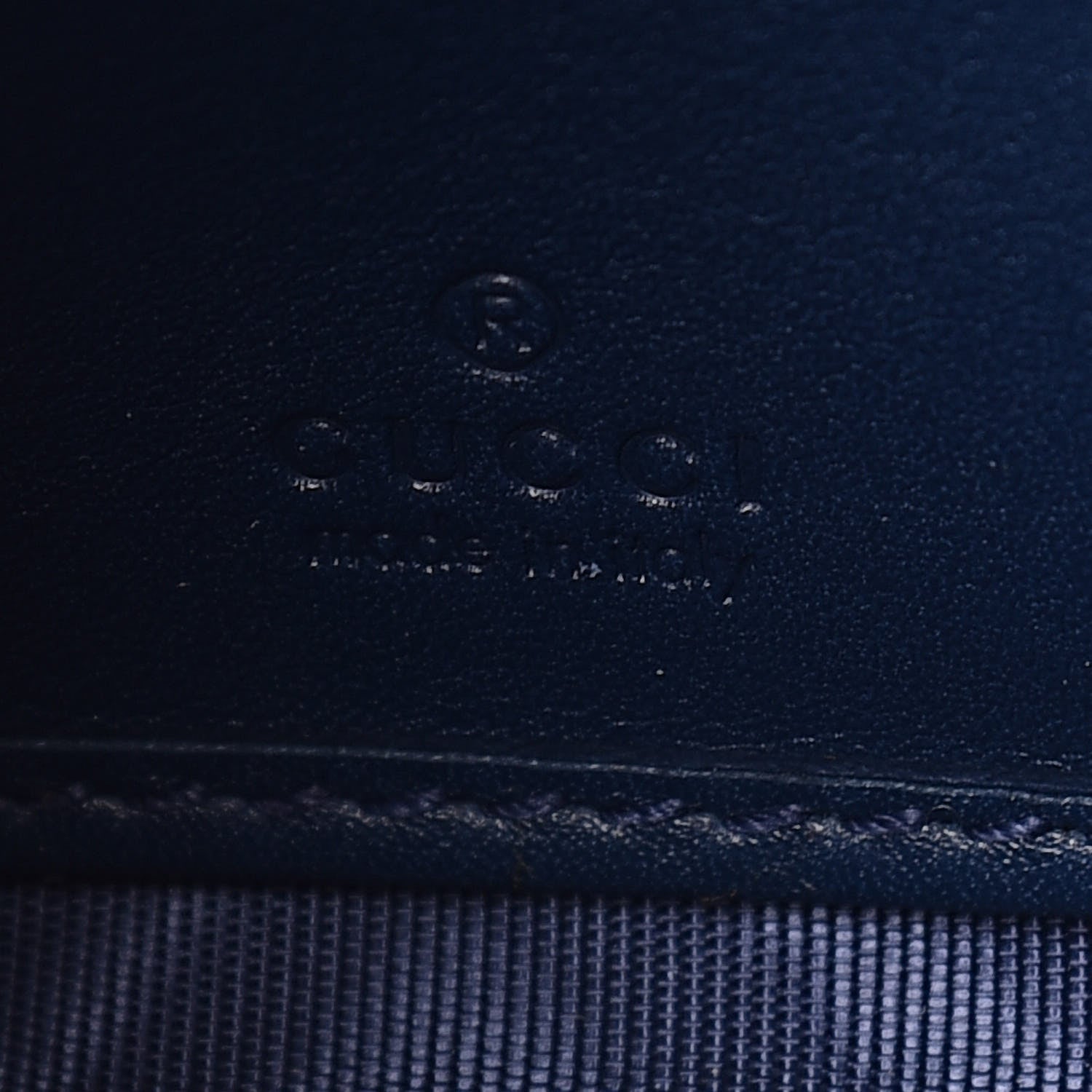 Gucci X MLB Guccissima Signature NY Yankees Embroidered Zip Around Wallet Royale Ivory 7 of 10