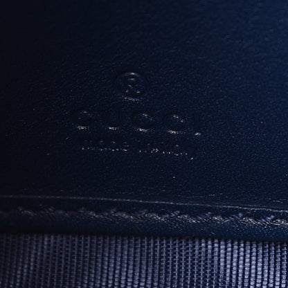 Gucci X MLB Guccissima Signature NY Yankees Embroidered Zip Around Wallet Royale Ivory 7 of 10