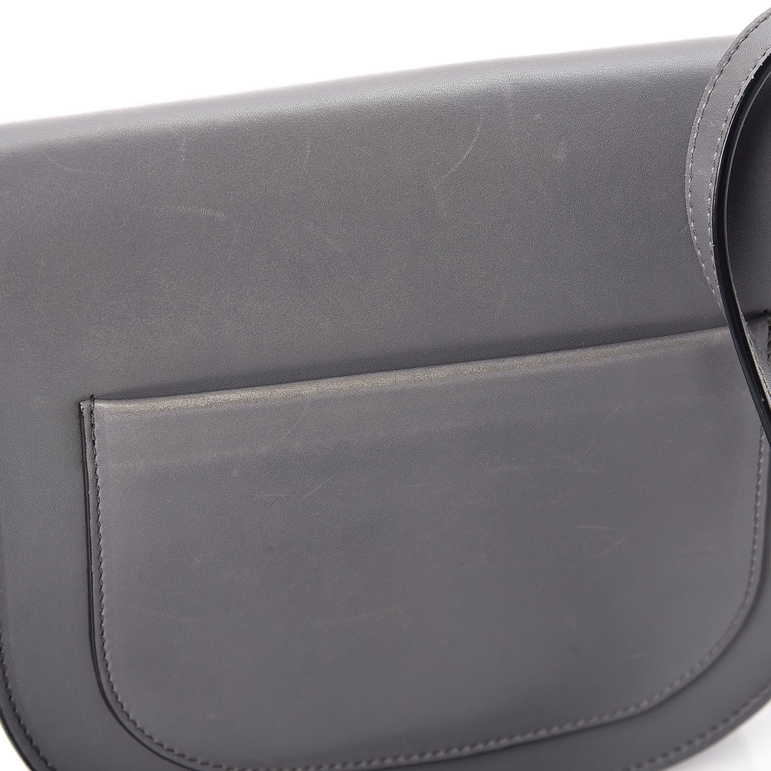Celine Smooth Calfskin Small Trotteur Storm 10 of 12