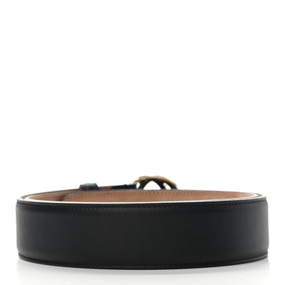 Gucci Calfskin Interlocking G 37mm Belt 95 38 Black 2 of 6