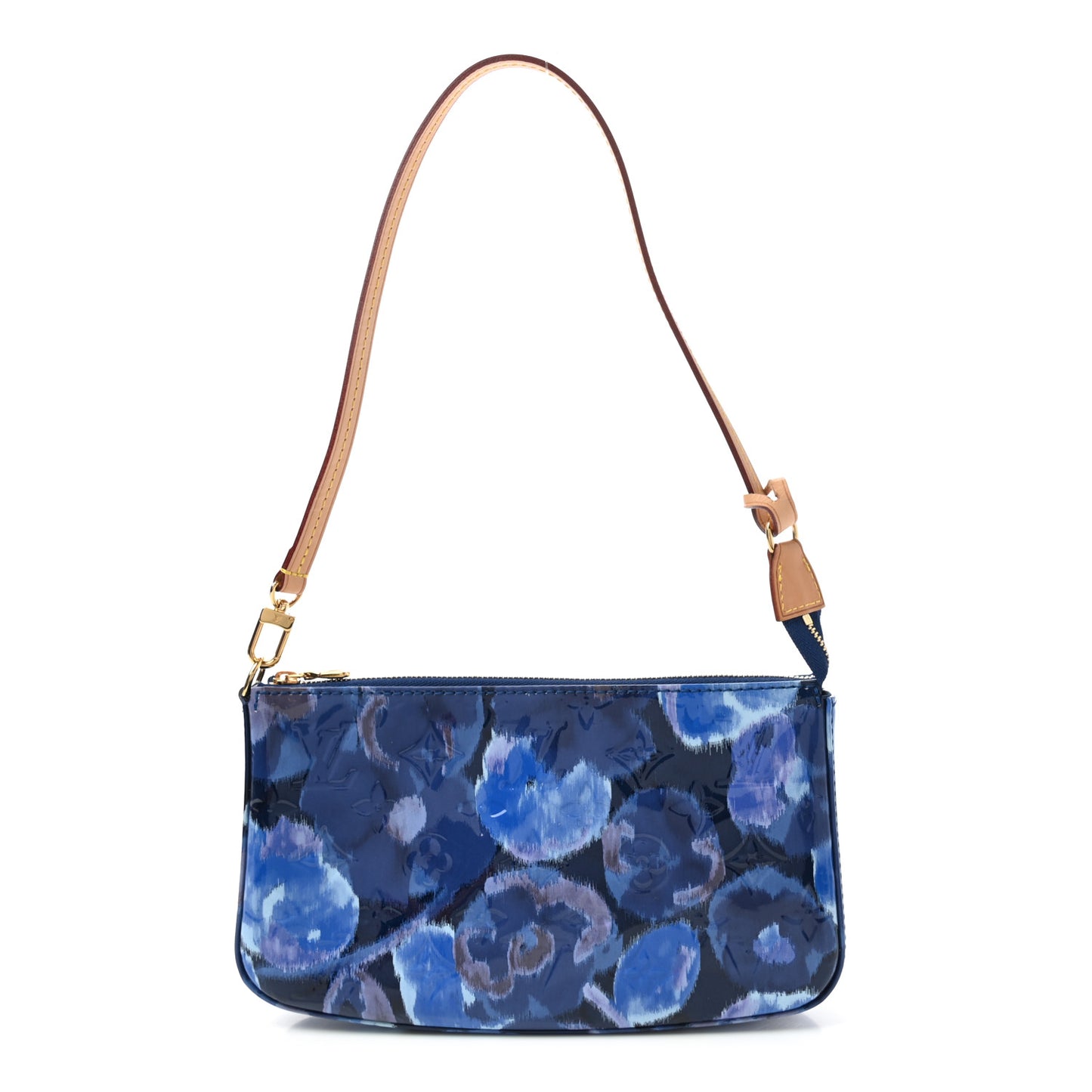 Vernis Ikat Pochette Accessories NM Grand Blue