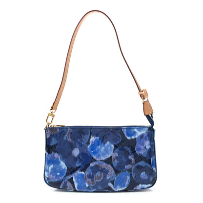 Louis Vuitton Vernis Ikat Pochette Accessories NM Grand Blue 1 of 8