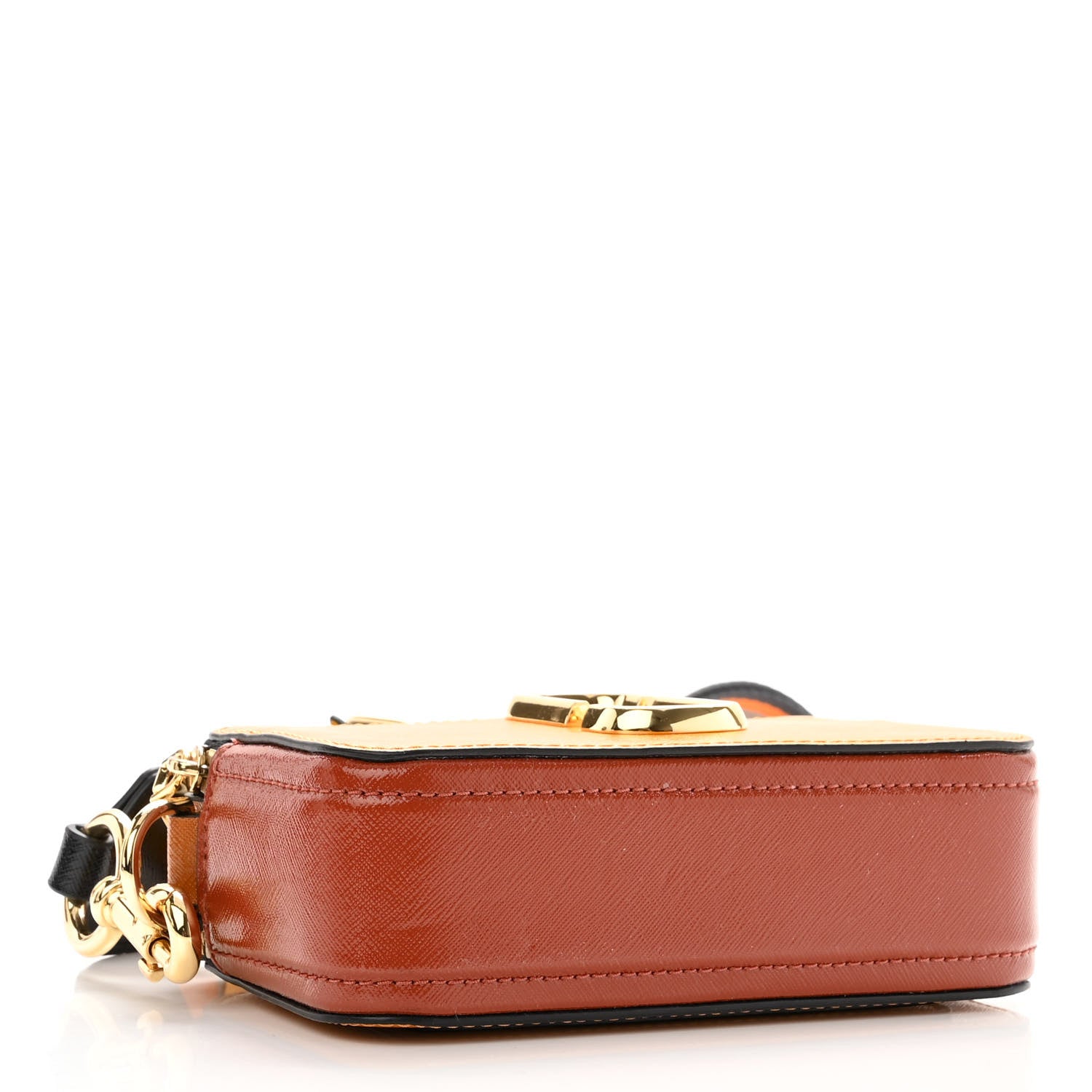 Marc Jacobs Saffiano Small Snapshot Camera Bag Yellow Multi 4 of 10
