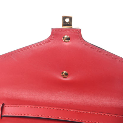 Gucci Calfskin Mini Sylvie Top Handle Bag Hibiscus Red 14 of 17