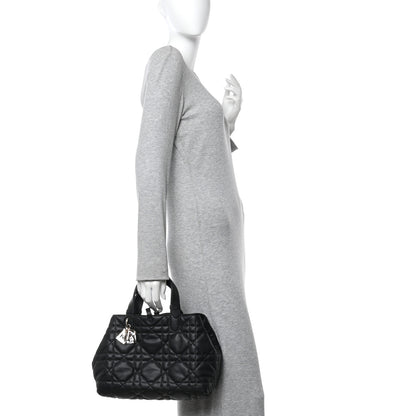 Christian Dior Calfskin Macrocannage Medium Toujours Black 3 of 12