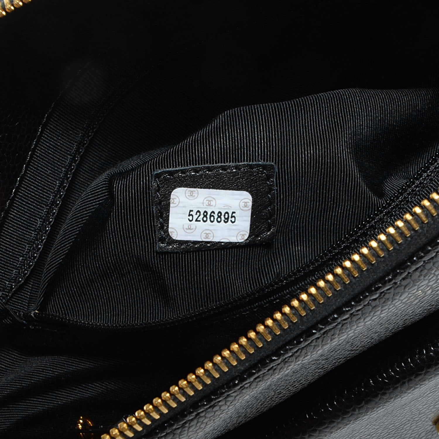 Chanel Caviar Flap Shoulder Bag Black 7 of 9