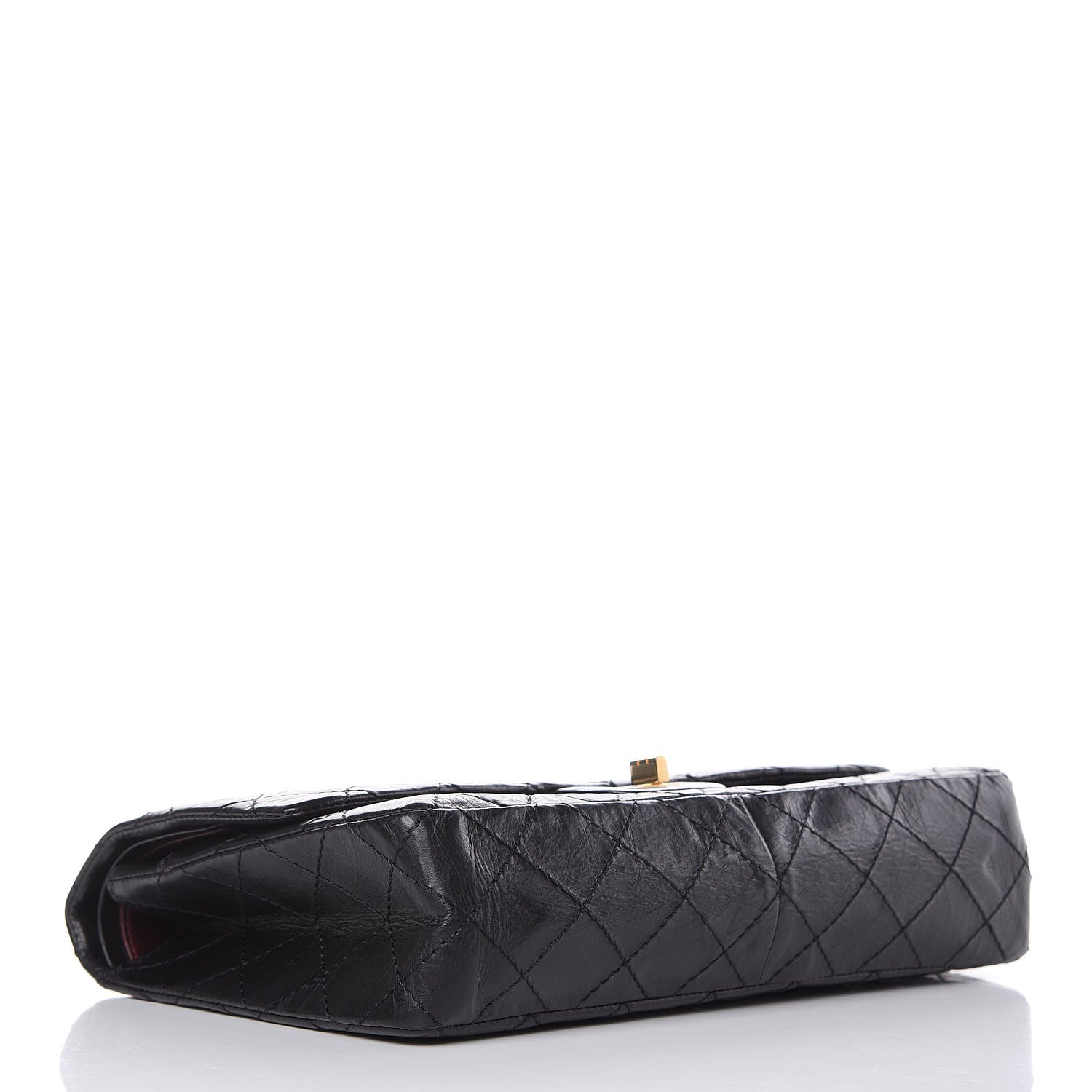 Chanel Aged Calfskin Quilted 50th Anniversary 2.55 Reissue 226 Flap Black 4 of 10