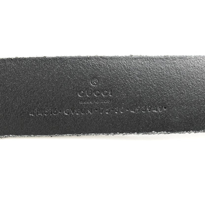 Gucci Cuoio Toscano Nickel Double G 30mm Belt 75 30 Black 5 of 9