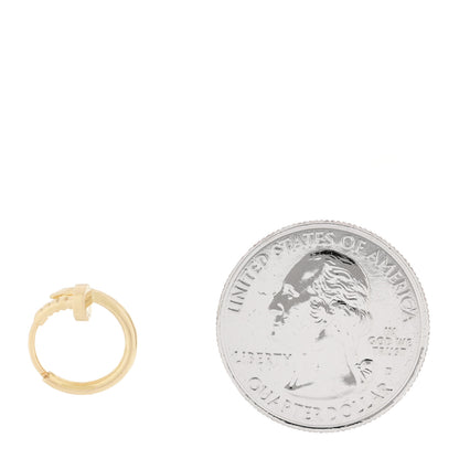 Cartier 18K Yellow Gold Juste Un Clou Single Hoop Earring 2 of 6